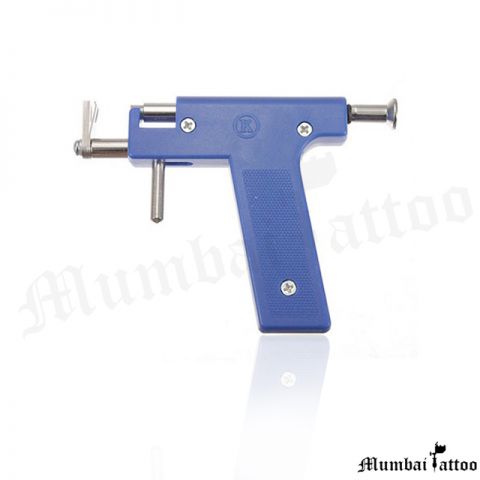 Mumbai Tattoo Plastic Piercing Gun Blue
