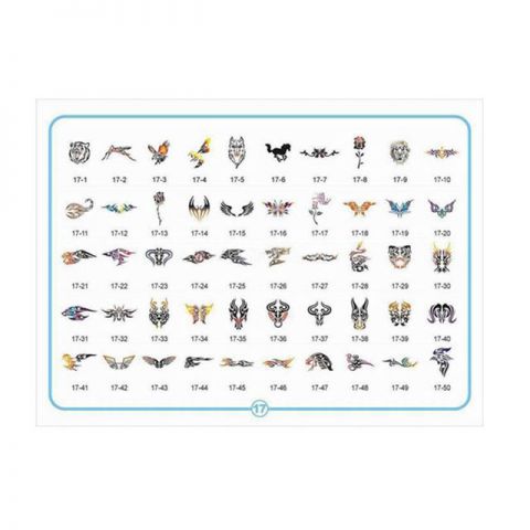 Mumbai Tattoo Stencils Set Book 17