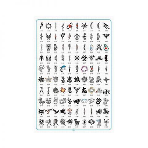 Mumbai Tattoo Stencils Set Book 2