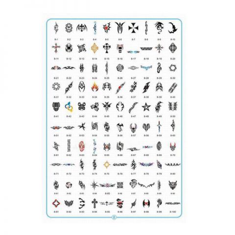 Mumbai Tattoo Stencils Set Book 8