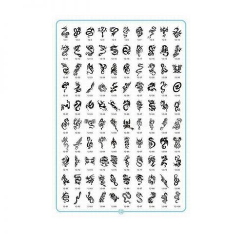 Mumbai Tattoo Stencils Set Book 12