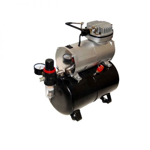 Mumbai Tattoo Airbrush Mini Oil-Less Air-Compressor With Tank