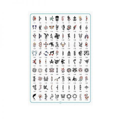 Mumbai Tattoo Stencils Set Book 1