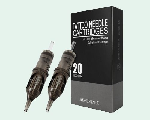 Mumabi Tattoo Tattoo Needle Cartridge 25RM Black Box (Pack of 20)