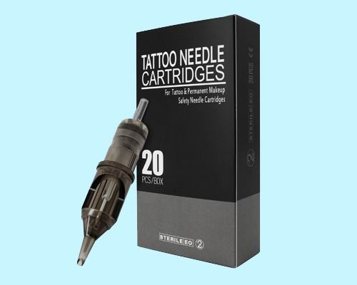Mumabi Tattoo Tattoo Needle Cartridge 5RM Black Box (Pack of 20)