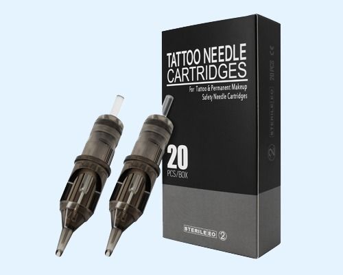 Mumabi Tattoo Tattoo Needle Cartridge 7F Black Box (Pack of 20)