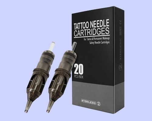 Mumabi Tattoo Tattoo Needle Cartridge 7RM Black Box (Pack of 20)