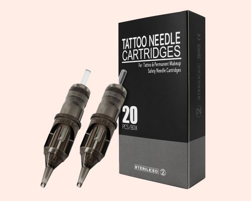 Mumabi Tattoo Tattoo Needle Cartridge 7RS Black Box (Pack of 20)