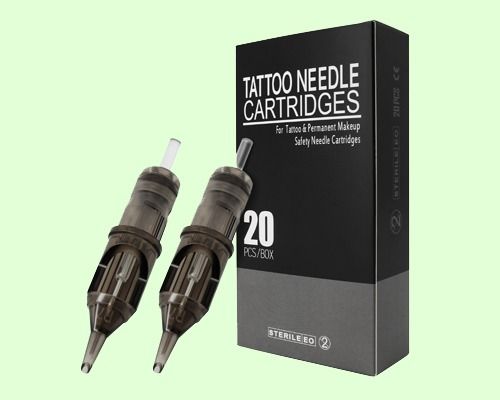 Mumabi Tattoo Tattoo Needle Cartridge 9RM Black Box (Pack of 20)