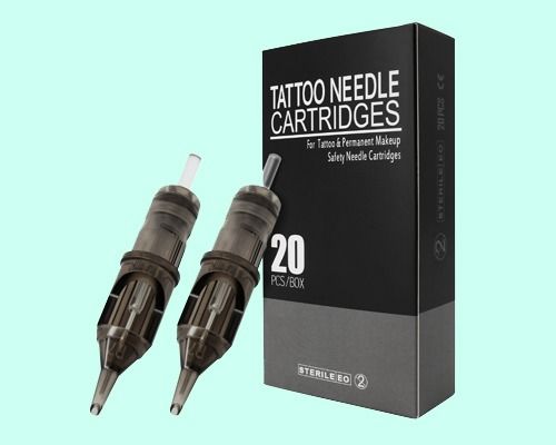 Mumabi Tattoo Tattoo Needle Cartridge 9RL Black Box (Pack of 20)