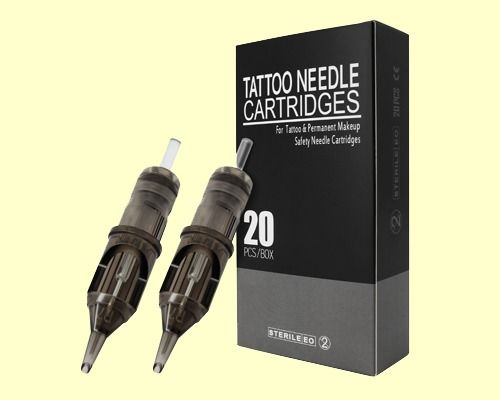 Mumabi Tattoo Tattoo Needle Cartridge 9RS Black Box (Pack of 20)