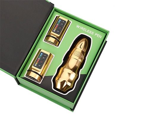 Mumabi Tattoo Bullet Pen Machine (GOLDEN)