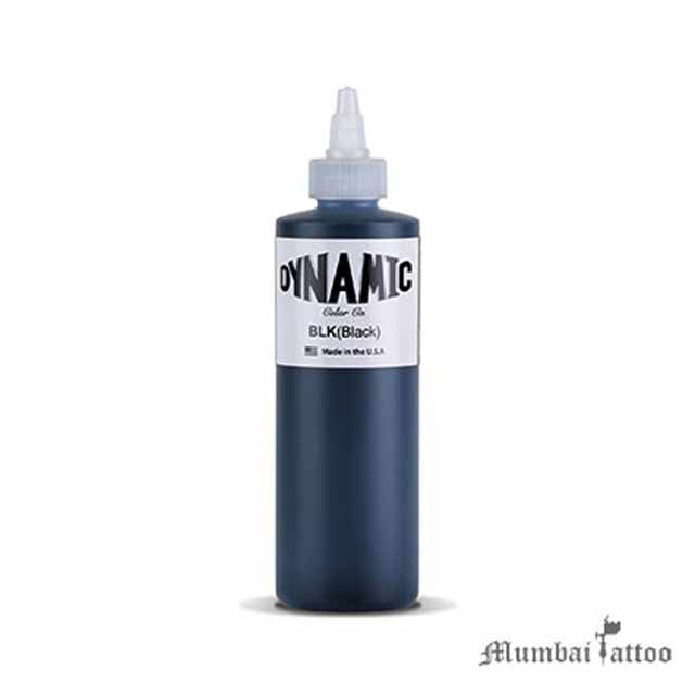 Mumbai Tattoo Dynamic Black Tattoo Ink 8oz (240 ml) (Pack of 1)