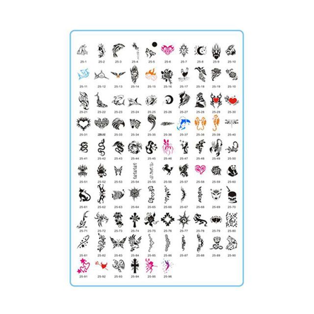 Mumbai Tattoo Stencils Set Book 25