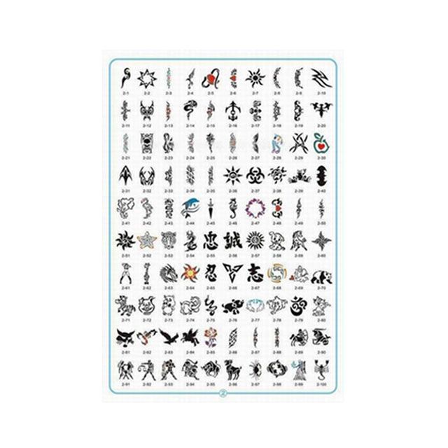 Mumbai Tattoo Stencils Set Book 2