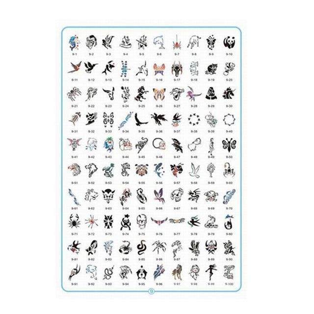 Mumbai Tattoo Stencils Set Book 9