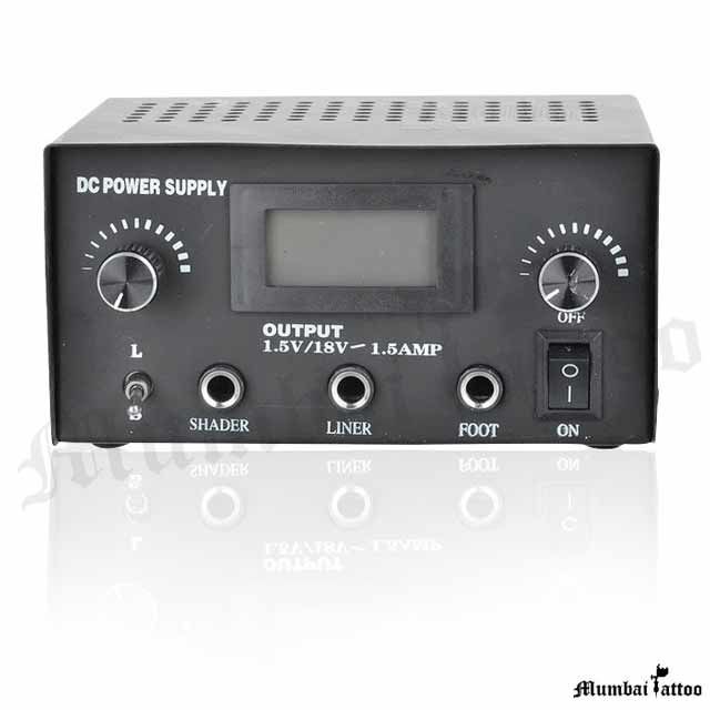Mumbai Tattoo Black Dual Tattoo Power Supply