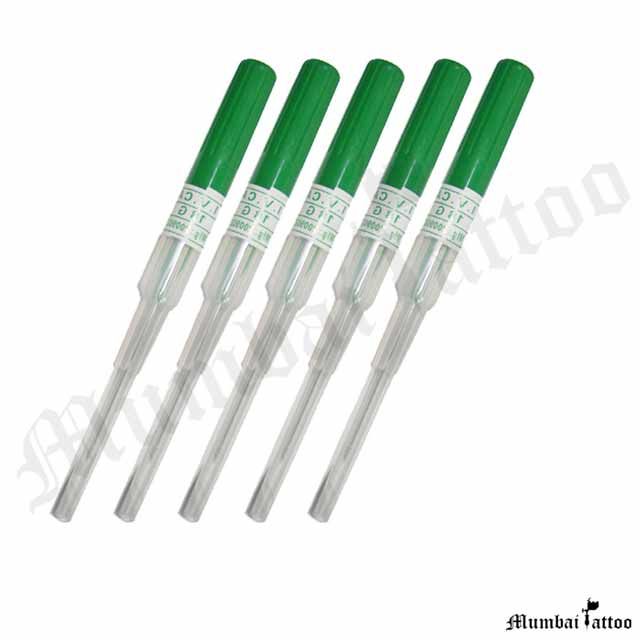 Mumbai Tattoo Catheter Piercing Needles 12G (Pack of 50)