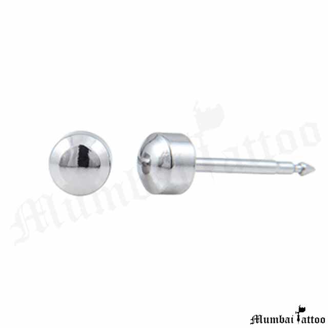 Mumbai Tattoo Ear Body Piercing Stud Sliver