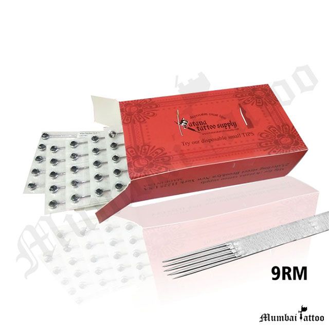 Mumbai Tattoo Katana Premium Needles 9RM Box of 50 Pcs 