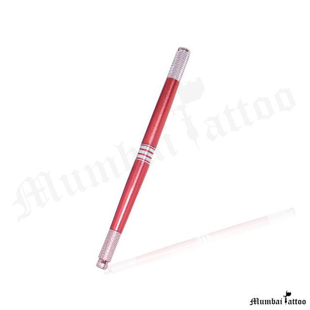 Mumbai Tattoo Red Aluminum Microblading Pen (Pack of 1)