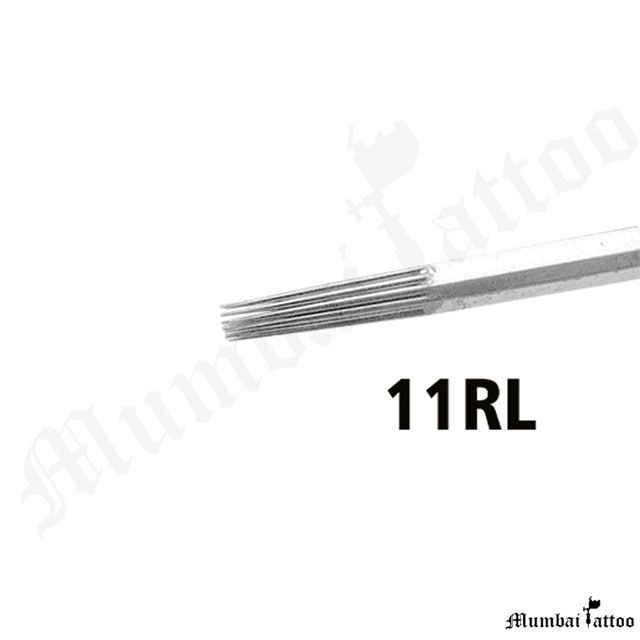 Mumbai Tattoo Katana Standard Needles 11RL (Box of 50 Pcs)