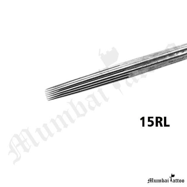 Mumbai Tattoo Katana Premium Needles 15RL Box of 50 Pcs 