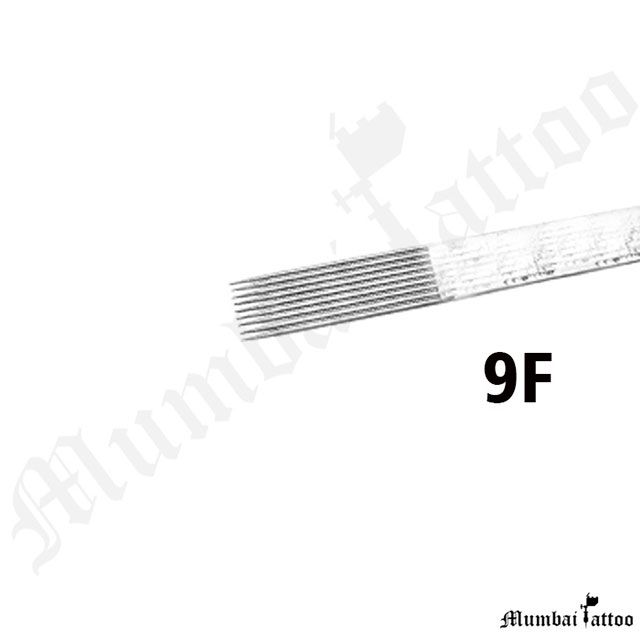 Mumbai Tattoo Needles 9F box of 50 Pcs