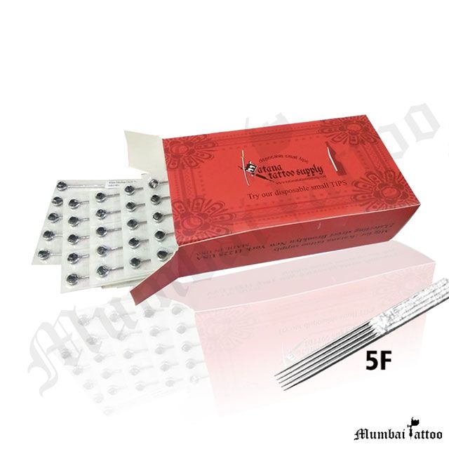 Mumbai Tattoo Katana Premium Needles 5F Box of 50 Pcs 