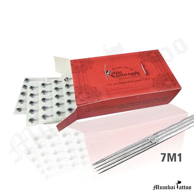 Mumbai Tattoo Katana Premium Needles 7M1 Box of 50 Pcs