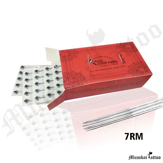 Mumbai Tattoo Katana Premium Needles 7RM Box of 50 Pcs 