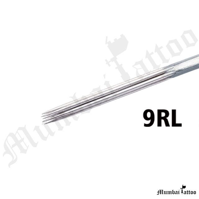 Mumbai Tattoo Katana Premium Needles 9RL Box of 50 Pcs
