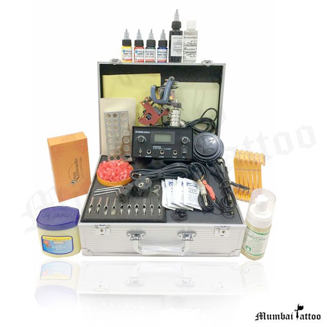 Mumbai Tattoo Professional Tattoo Kit - 02 ( Multicolour ) (Pack of 1)