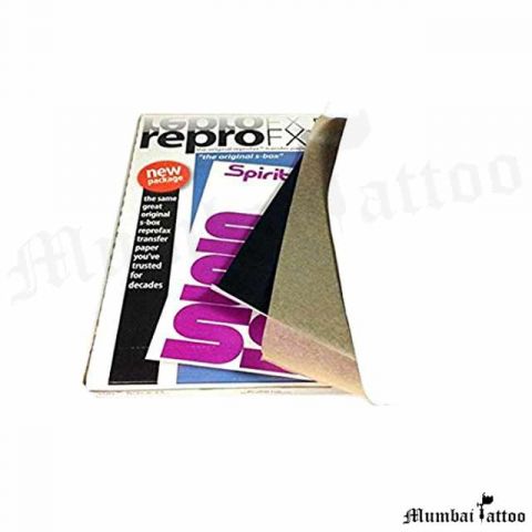 Mumbai Tattoo Hectograph Tattoo Stencil Paper - Spirit Per Box 100 ( Made In USA ) (Pack of 1)