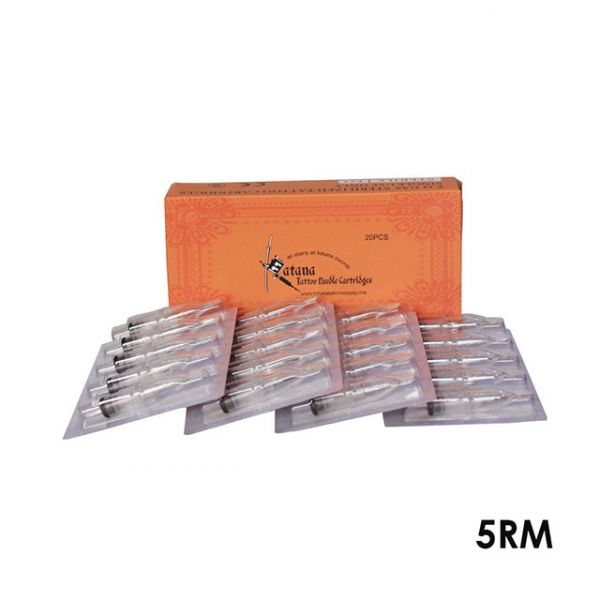 50 Round Curved Magnum Sterile Tattoo Needles  5RM 5 Round Mag