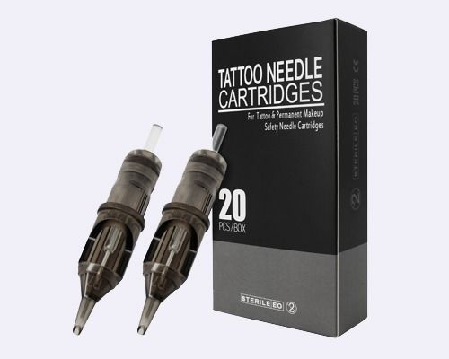 Mumabi Tattoo Tattoo Needle Cartridge 11RL Black Box (Pack of 20)