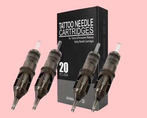 Mumabi Tattoo Tattoo Needle Cartridge 5RS Black Box (Pack of 20)