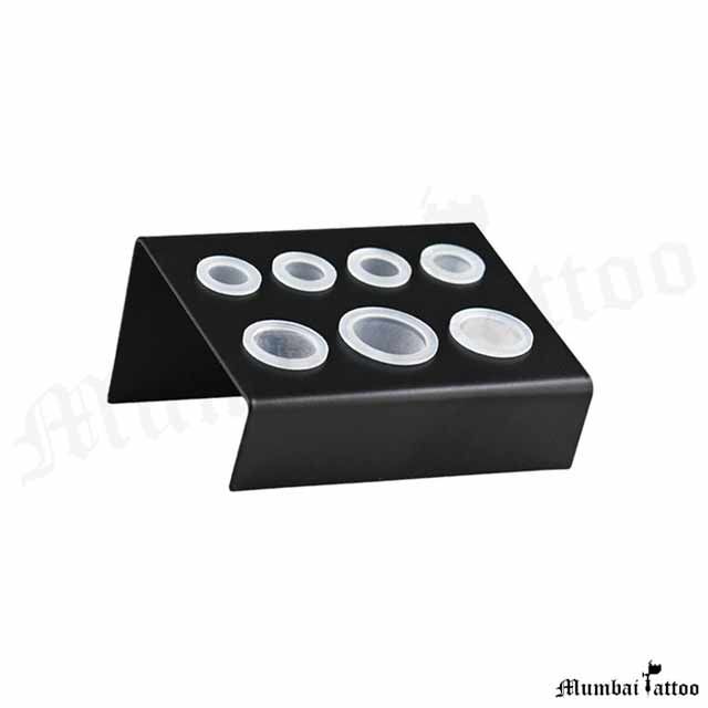 Mumbai Tattoo Small Metal Ink Cups Holder (Pack of 1)