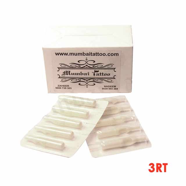 Mumbai Tattoo Disposable Small Plastic Tips 3RT 