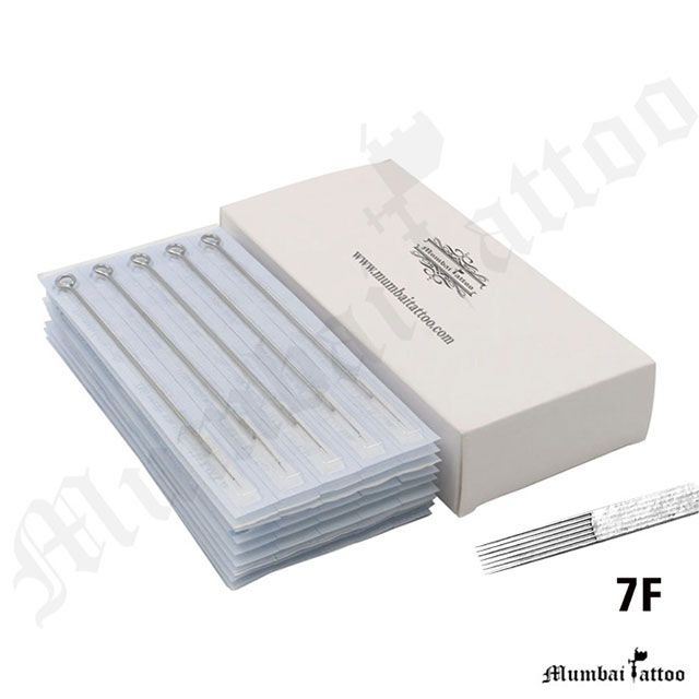 Mumbai Tattoo Needles 7F box of 50 Pcs