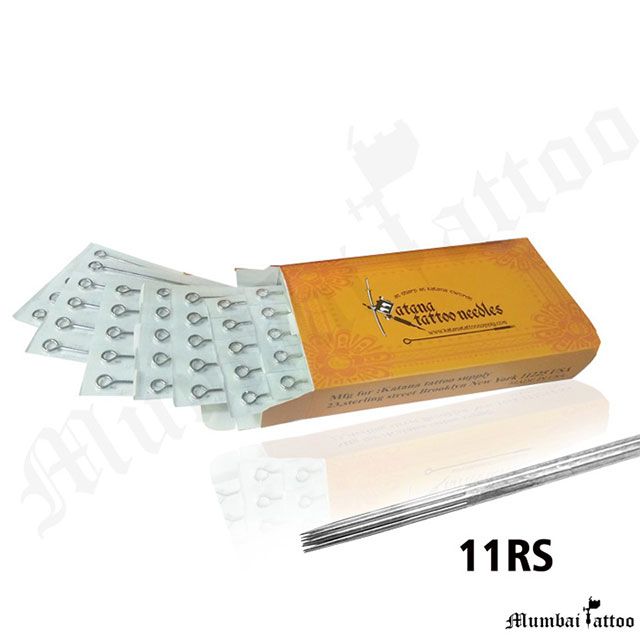 Mumbai Tattoo Katana Standard Needles 11RS (Box of 50 Pcs)