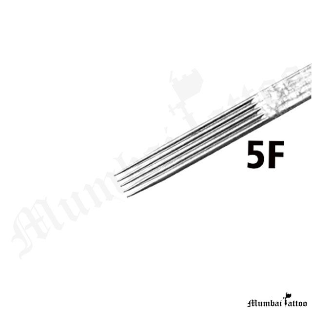 Mumbai Tattoo Needles 5F box of 50 Pcs