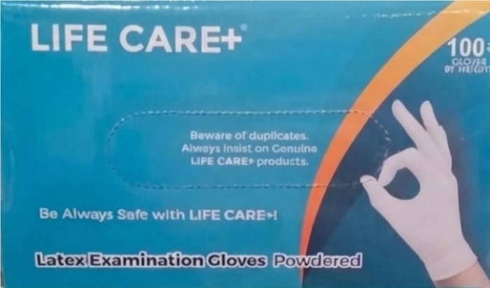 Life Care Plus Latex Examination Gloves – Medium